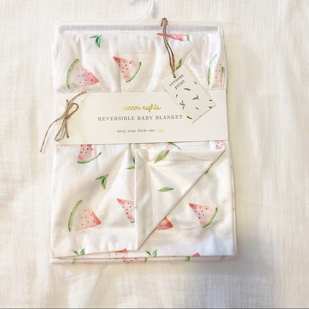 Warm Nights Reversible Baby Blanket - Picture 3 of 7